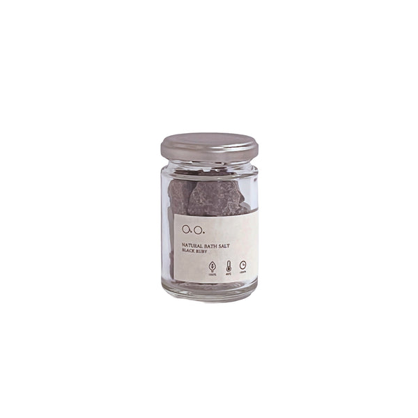 NATURAL BATH SALT - BLACK RUBY - 100G