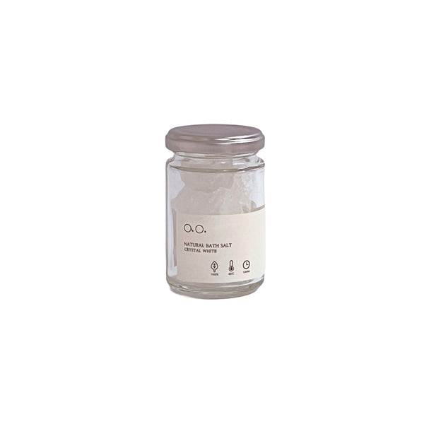 NATURAL BATH SALT - CRYSTAL WHITE - 100G