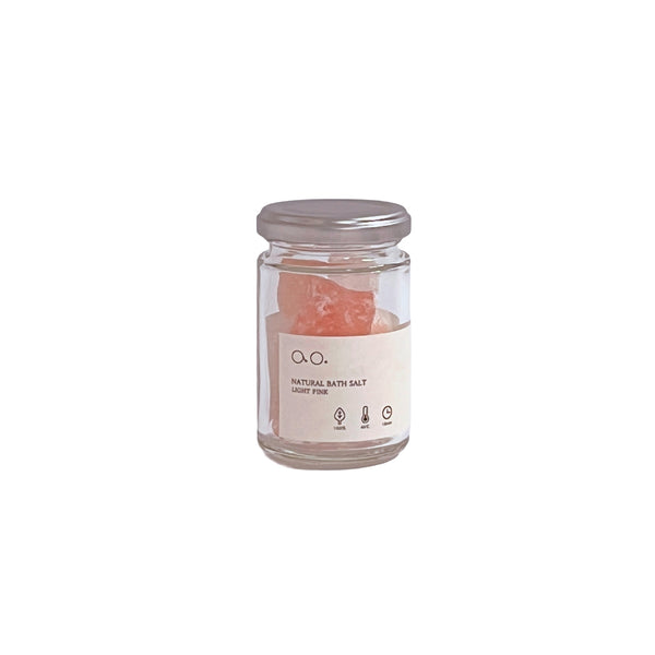 NATURAL BATH SALT - LIGHT PINK - 100G