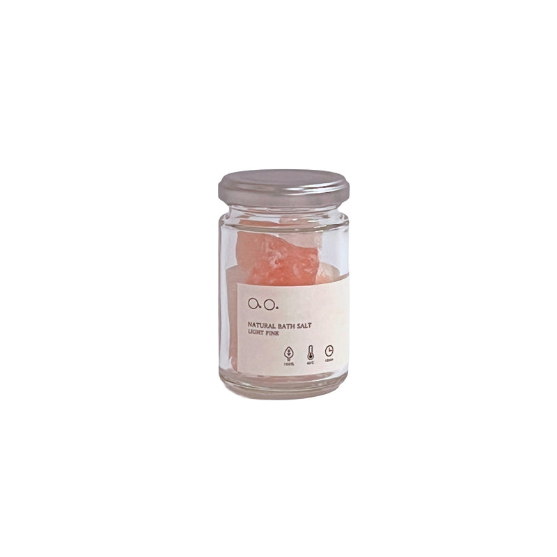NATURAL BATH SALT - LIGHT PINK - 100G